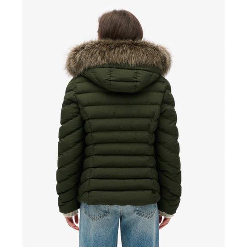 Superdry Fuji Faux Fur Hood Padded Jkt image number 1